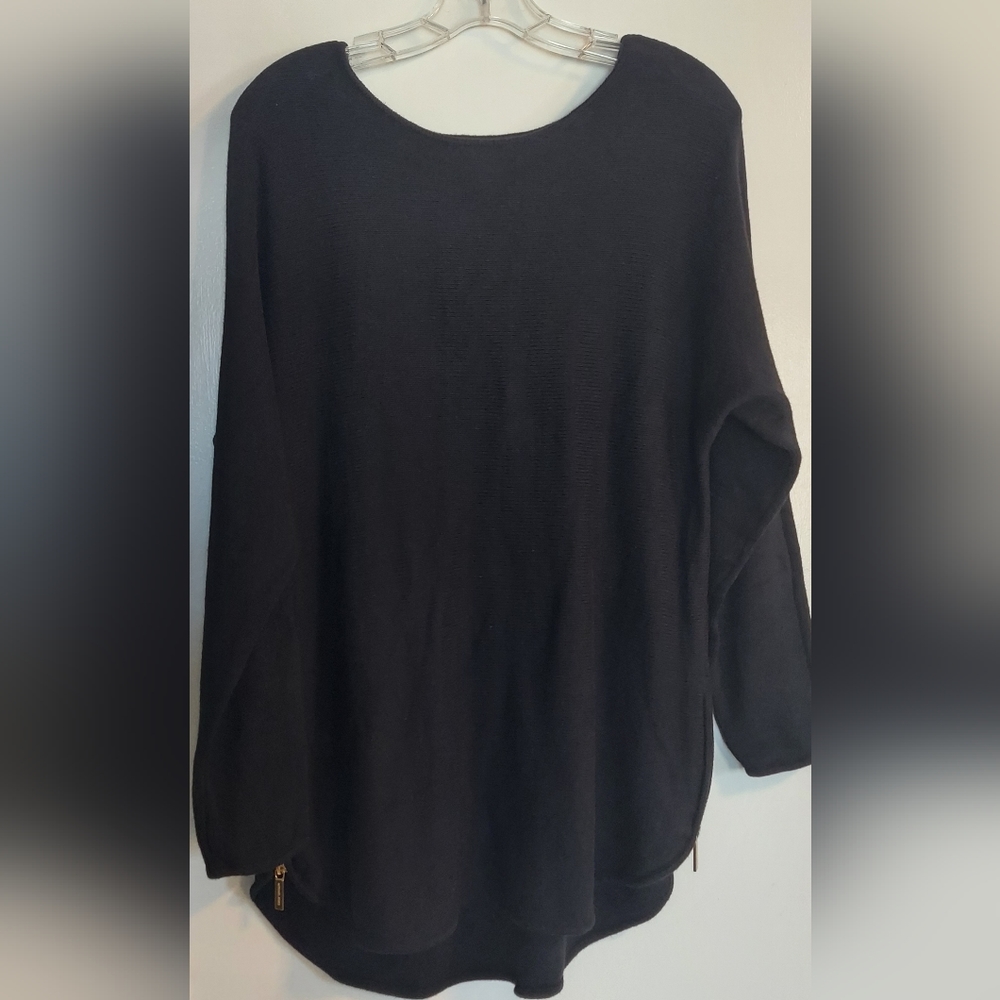 Michael Michael Kors Zip Side black Sweater Large